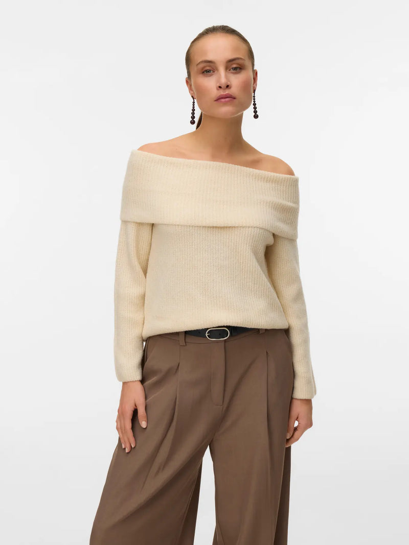 Vero Moda Aries Off- Shoulder Sweater