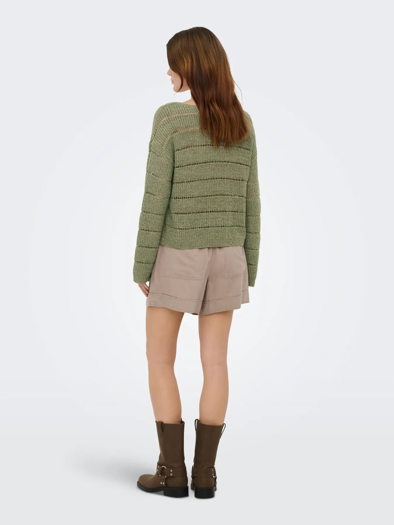 Only- Pamela V-Neck Pullover Top