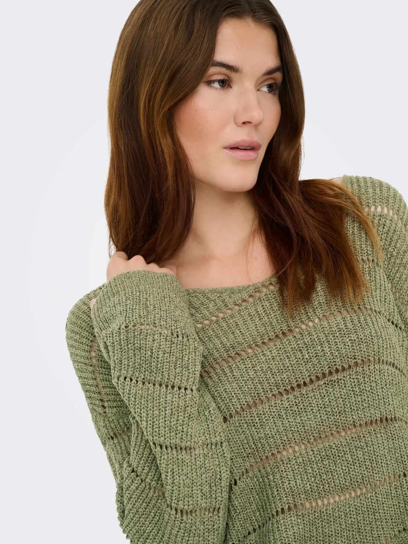 Only- Pamela V-Neck Pullover Top