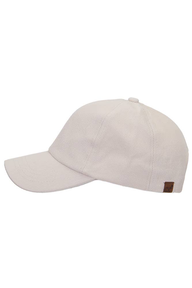 C.C Brushed Twill Baseball Cap