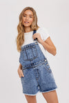 Frieda Fringe Overall Denim Short