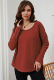 Charlotte Waffle Knit Top