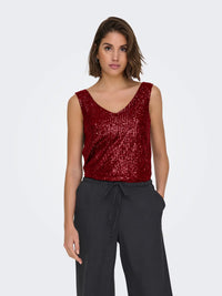 Only Ana V-Neck Tank Top