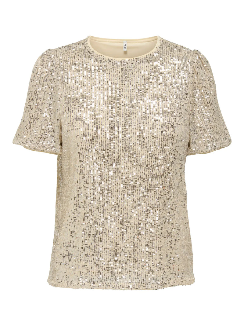 Only Ana Loose Sequins Top