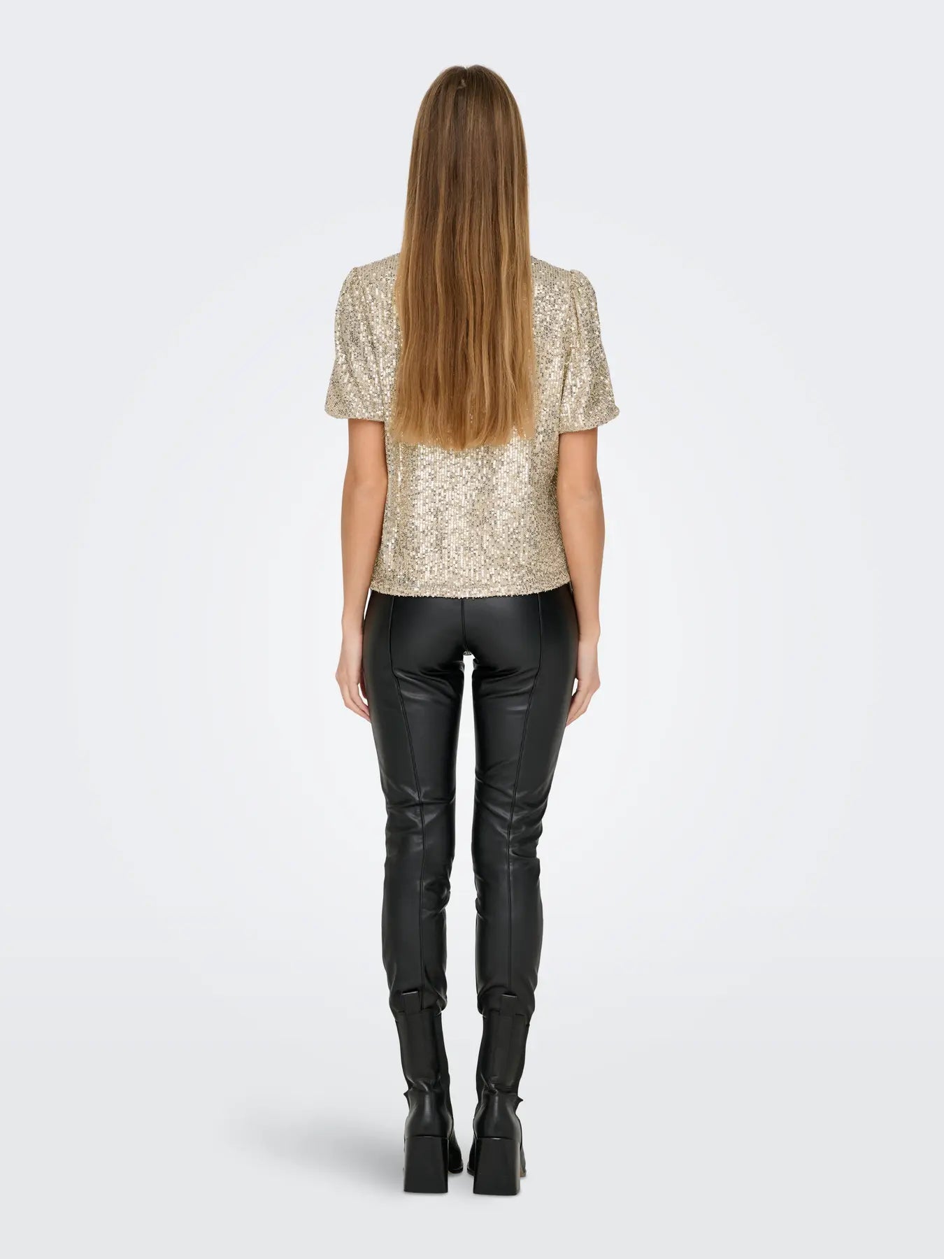 Only Ana Loose Sequins Top