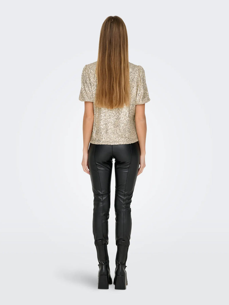 Only Ana Loose Sequins Top