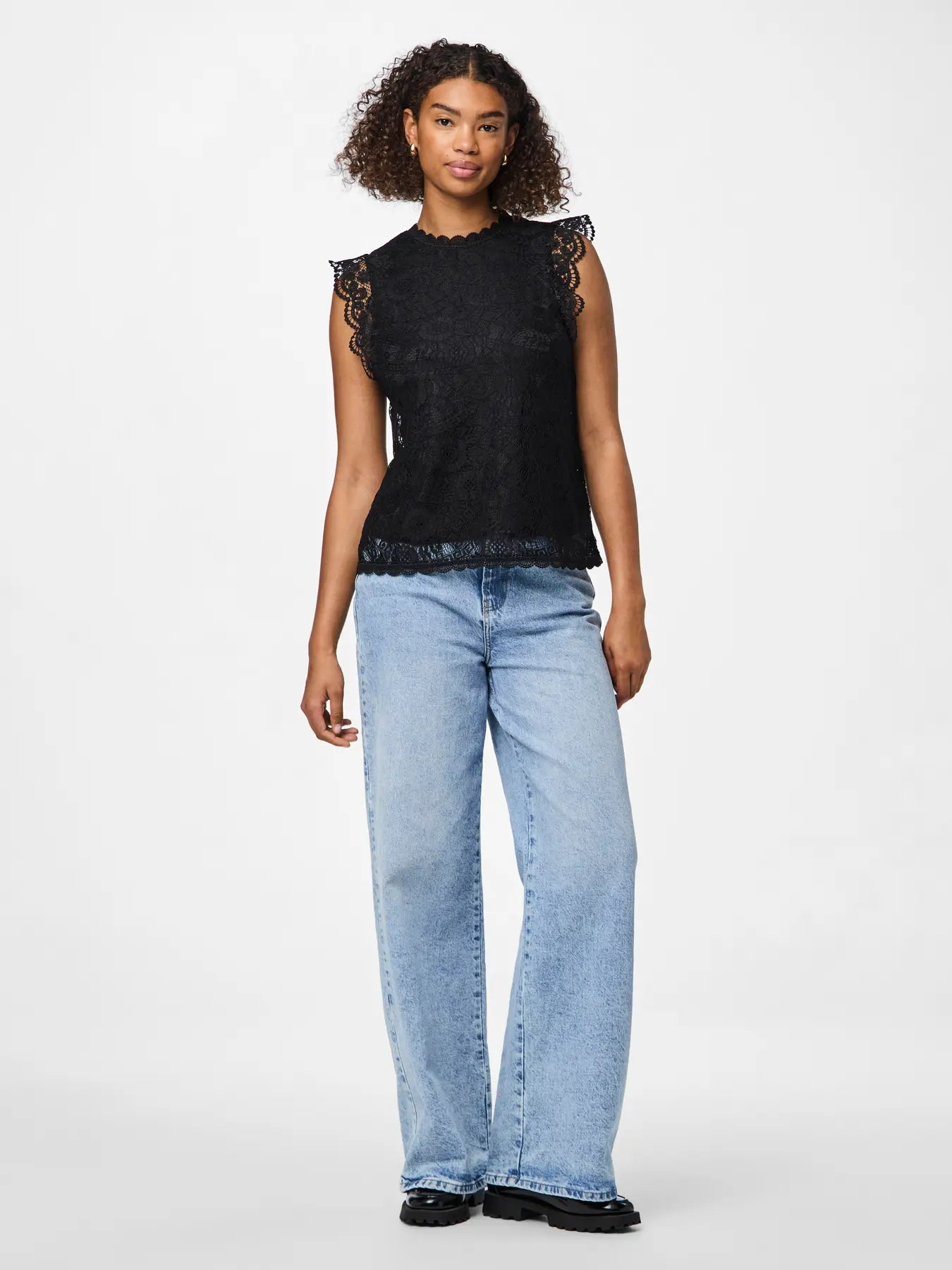 Pieces - Olline Lace Top
