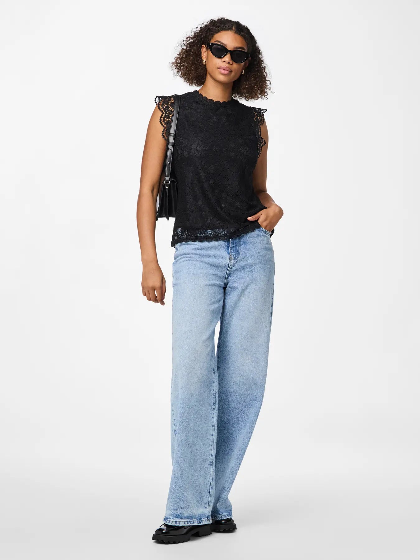 Pieces - Olline Lace Top