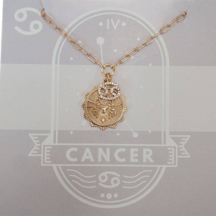 Zodiac Medallion Necklaces