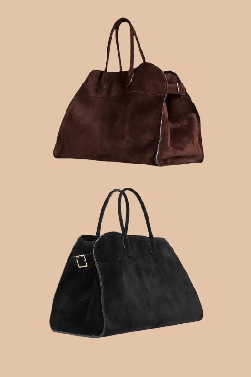 Suede Nubuck Tote Bag