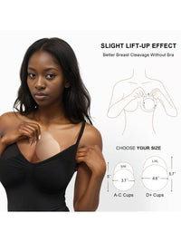SHAPERX Women's Invisible Nipple Covers Adhesive Silicone Pasties Reusable Bra with Travel Box
