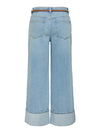 Only Madison High Rise Cuffed Wide Leg Jean
