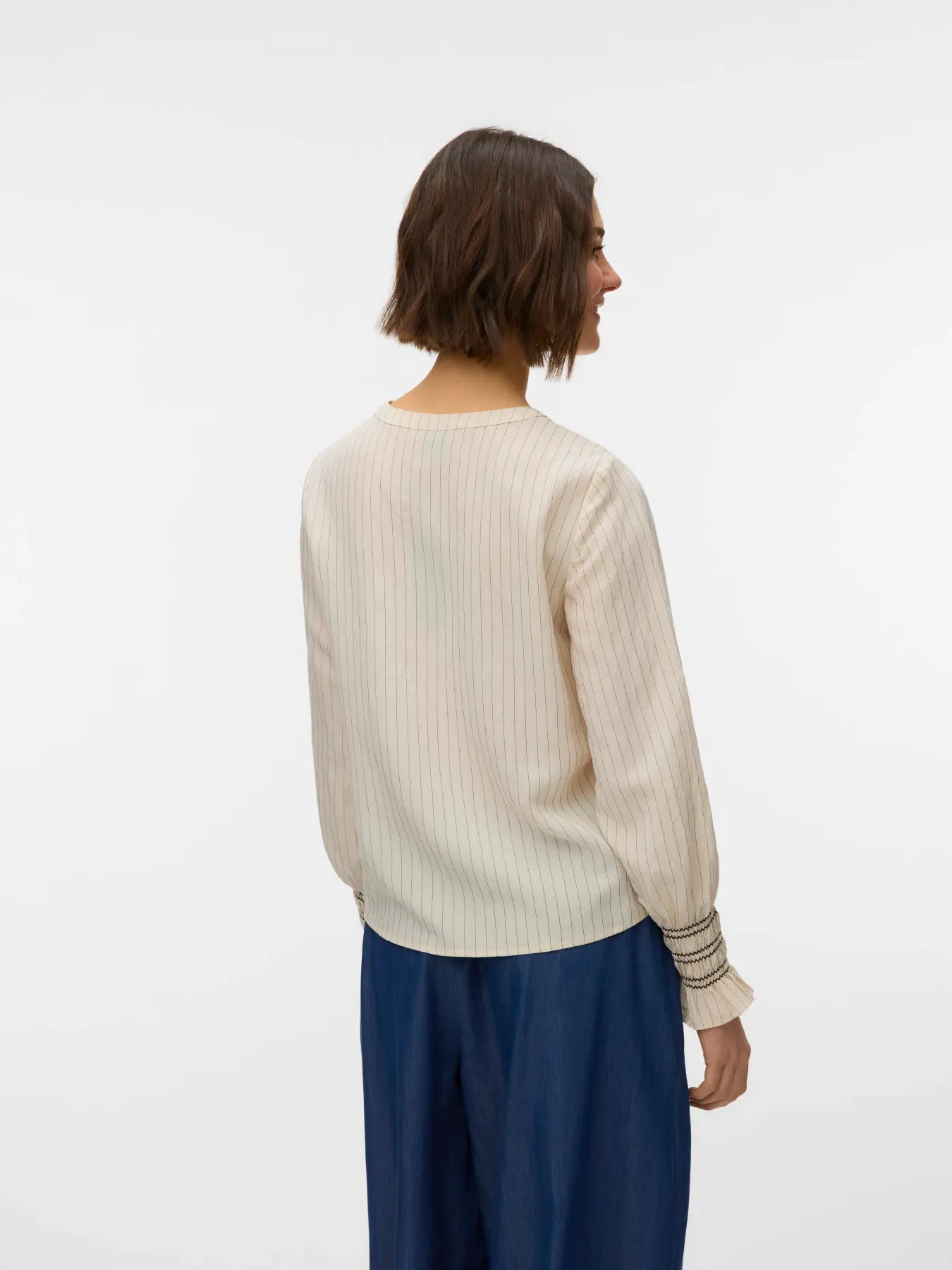 Vero Moda - Millie Tie- Neck Blouse