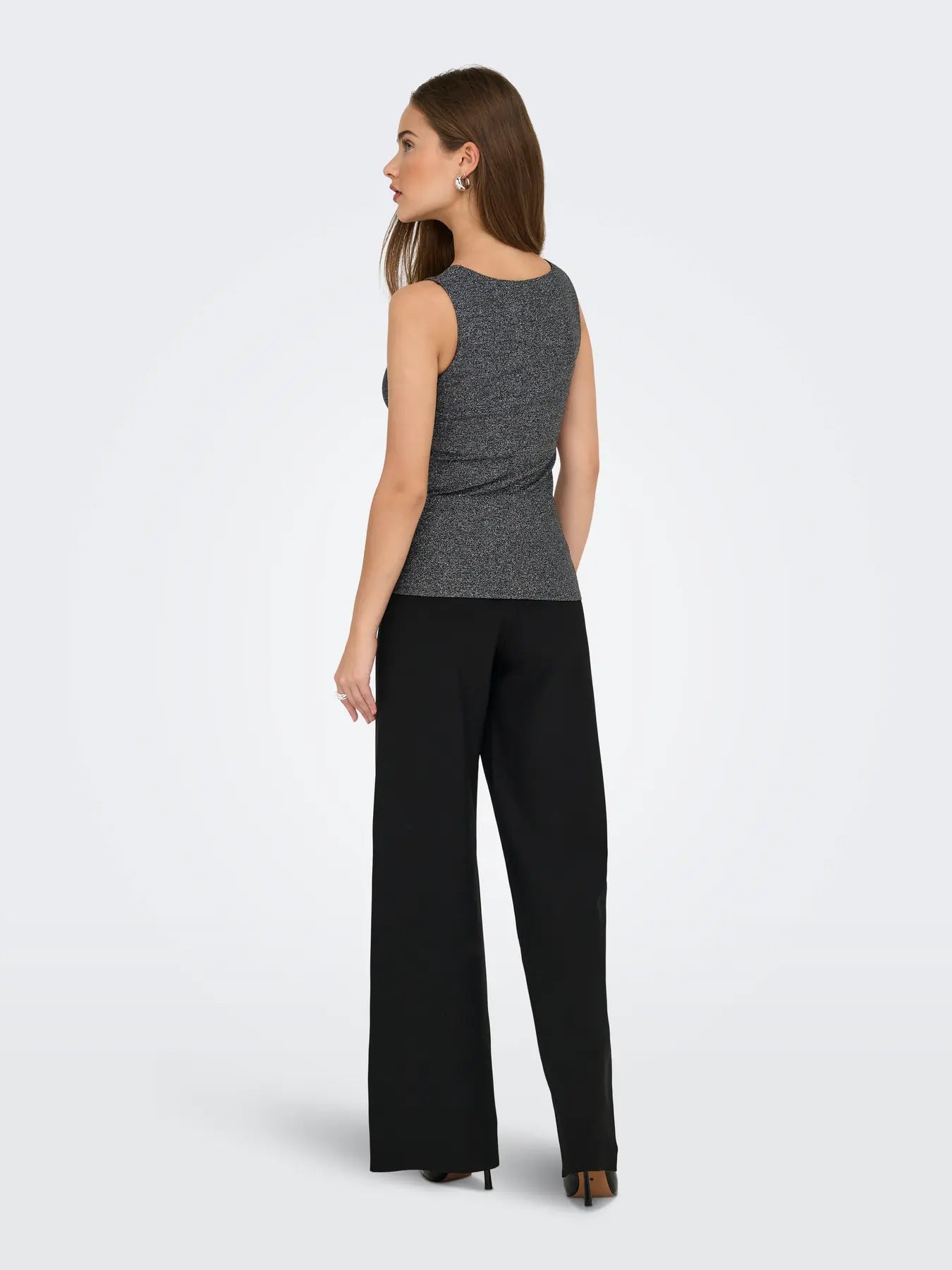 Only Lea Glitter 2 Way Tank Top