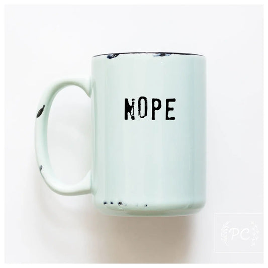Nope Ceramic Mug