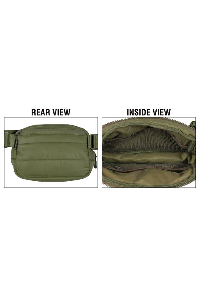 C.C Puffer Padding Fanny Pack
