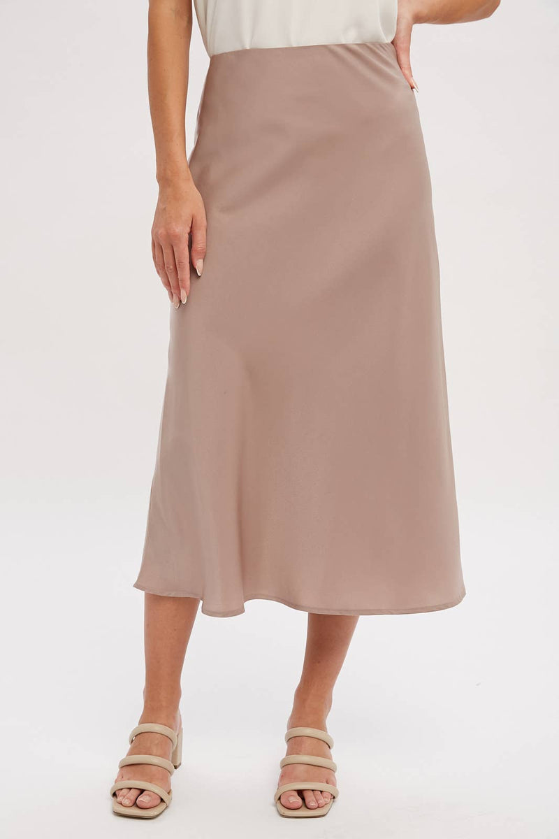 Tyra Satin Skirt