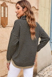 Gracie Striped Turtleneck Sweater