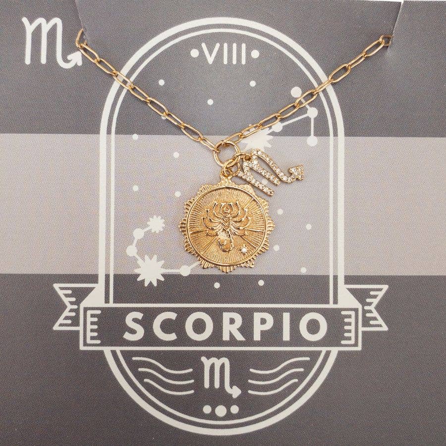 Zodiac Medallion Necklaces