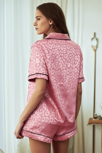 Pink Leopard Loungewear Set