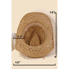 Western Straw Cowboy Hat