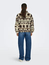 Only Janne Aztec Teddy 1/4 Zip Sweatshirt