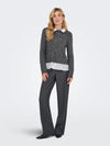 Only Dolly Woven Mix Pearl Sweater