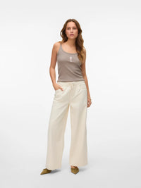 Vero Moda Valeria Midrise String Straight Leg Jeans