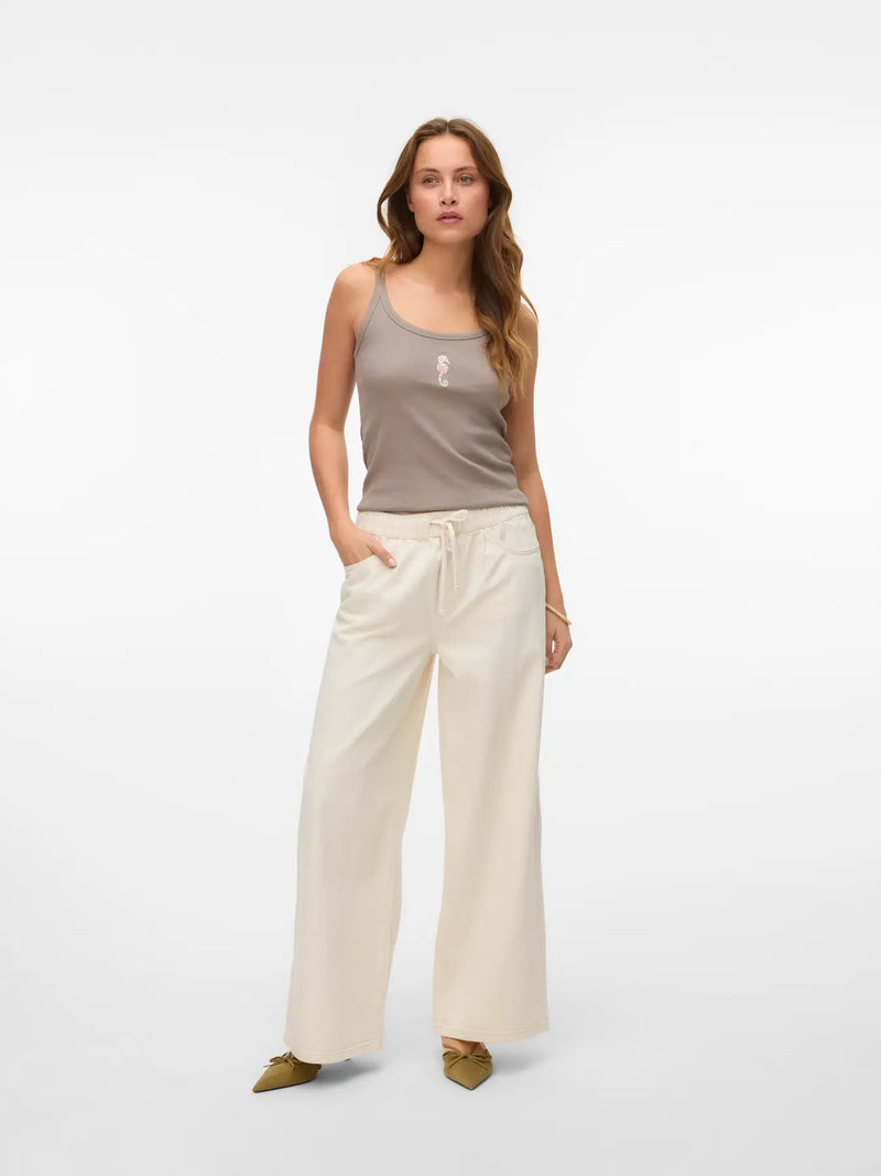Vero Moda Valeria Midrise String Straight Leg Jeans