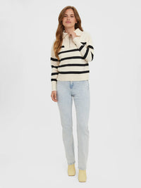 Vero Moda Saba 1/4 Zip High Neck Sweater