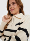 Vero Moda Saba 1/4 Zip High Neck Sweater
