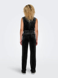 Only Kayle- Elsy Straight Leg Velvet Pant