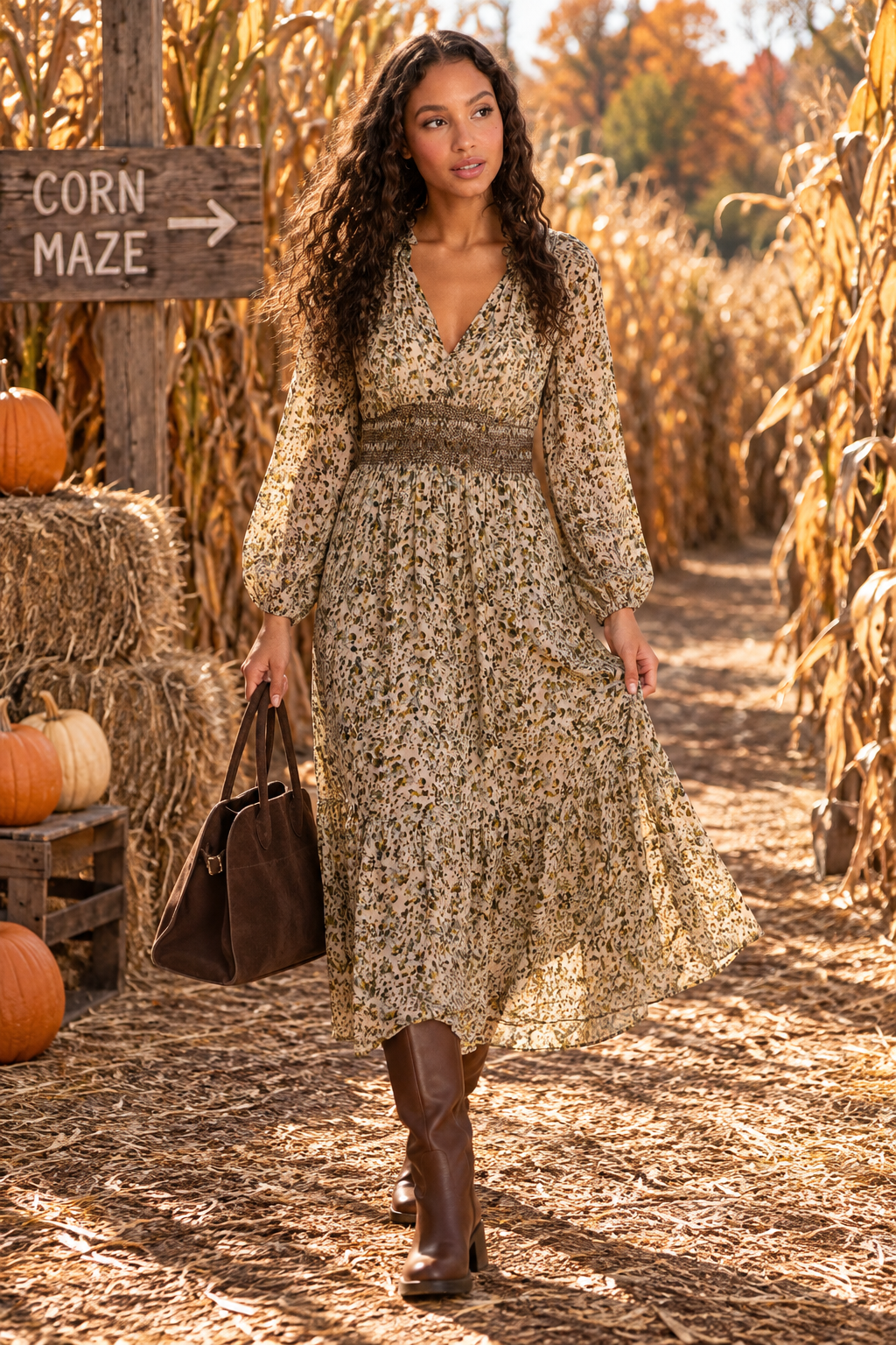 The Meadow Muse Maxi Dress 🌿
