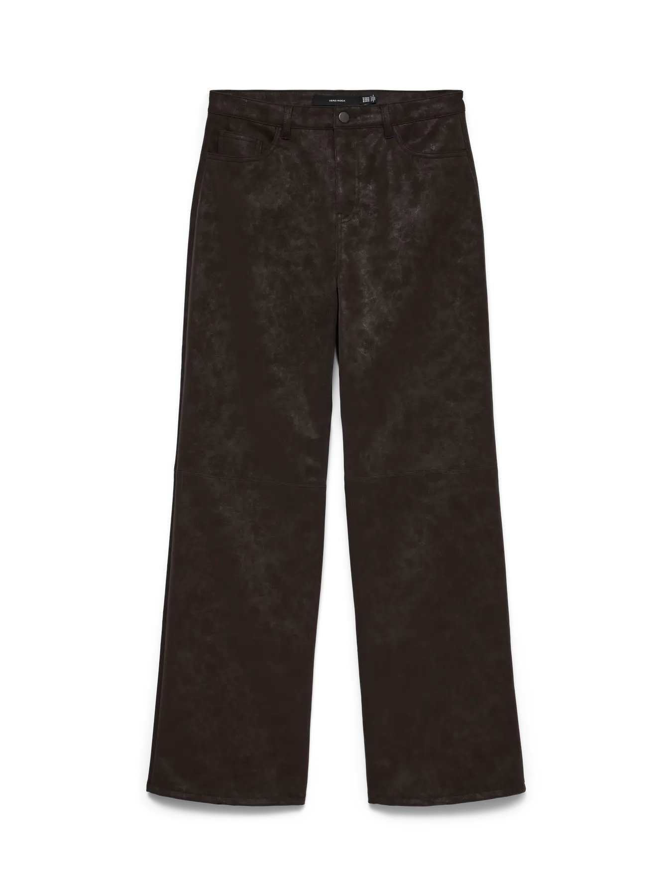 Vero Moda - Sanya Faux Leather Wide Leg Pants