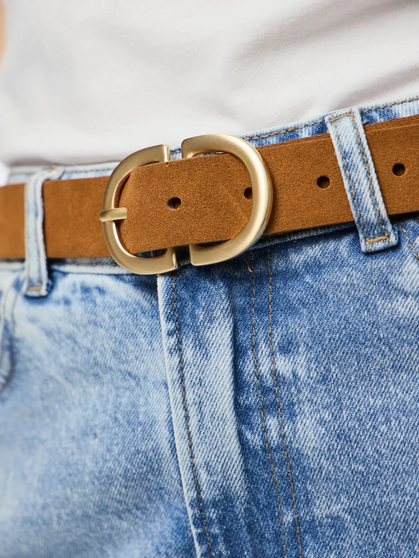 Pieces- Juva Suede Jean Belt