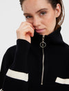 Vero Moda Saba 1/4 Zip High Neck Sweater