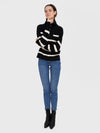 Vero Moda Saba 1/4 Zip High Neck Sweater