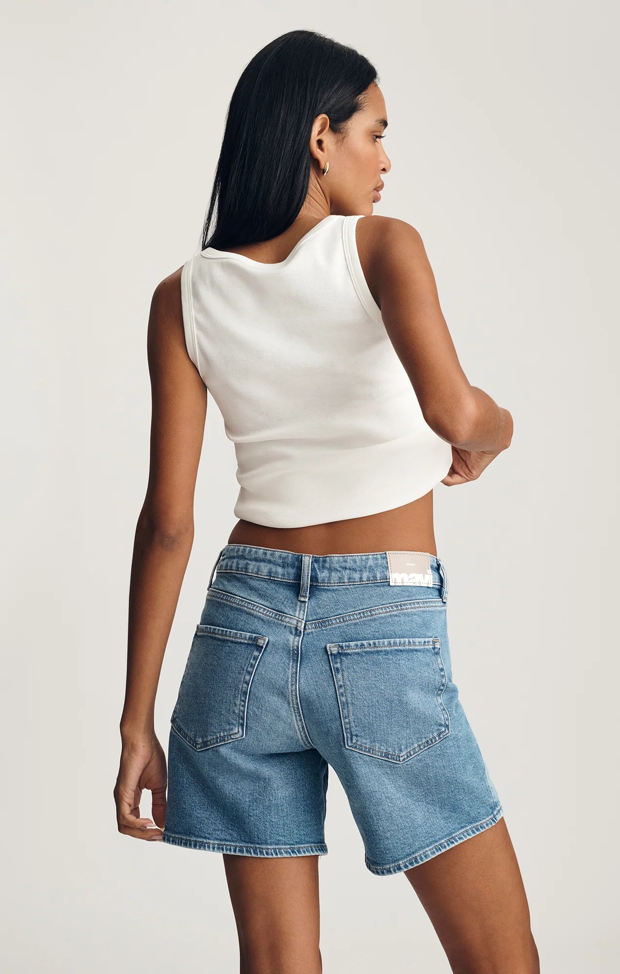 Mavi - Heidi Long Denim Shorts