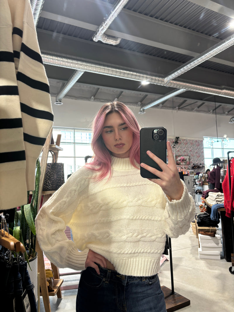 Z Supply- Arctic Cable Sweater