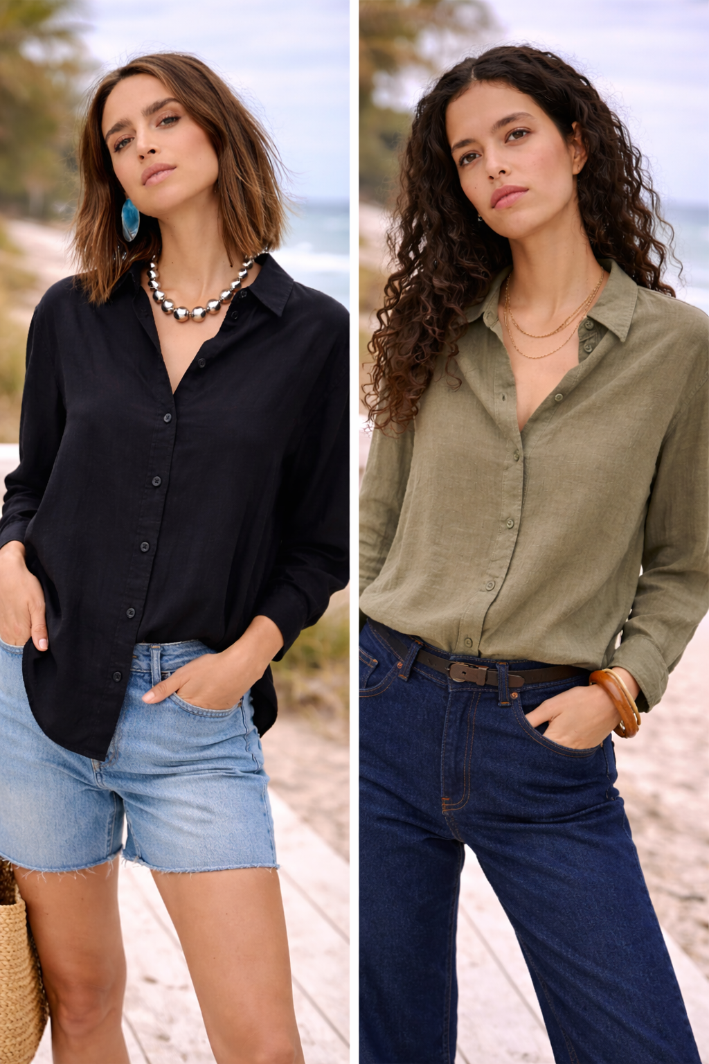 Vero Moda - Linn Linen Blouse