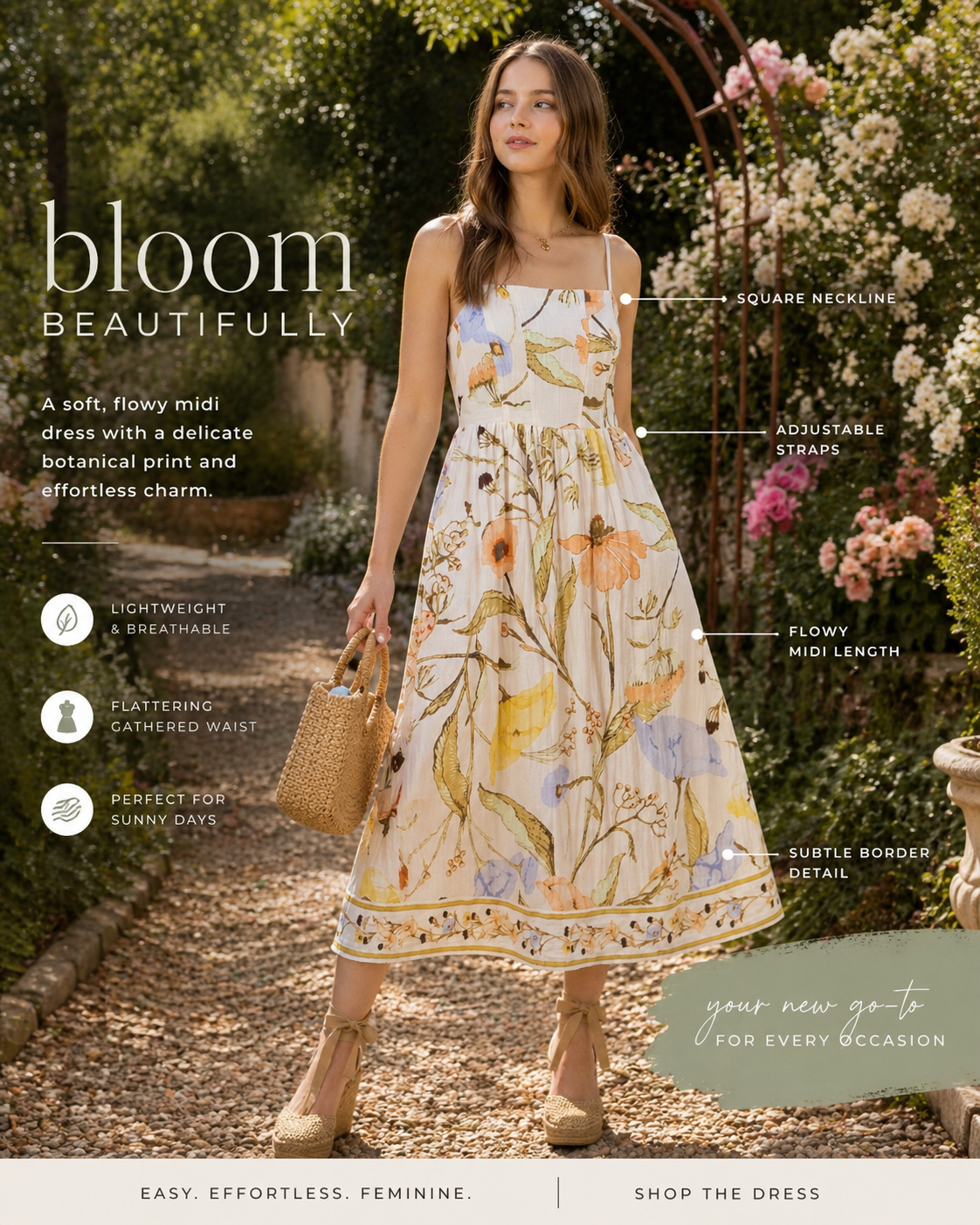 DEX- Floral Garden Dress