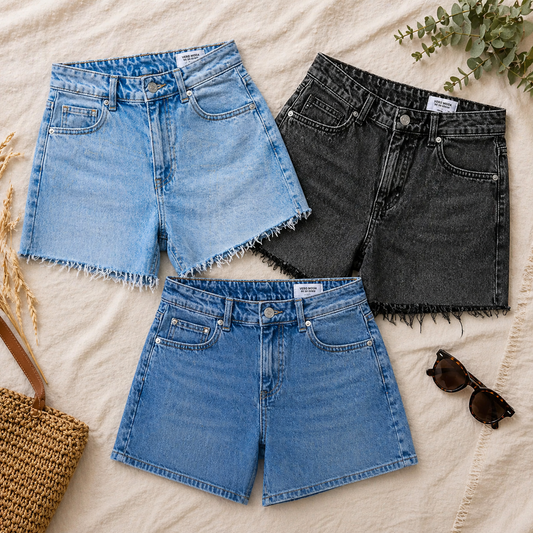 Vero Moda - Tessa Midrise Denim Shorts