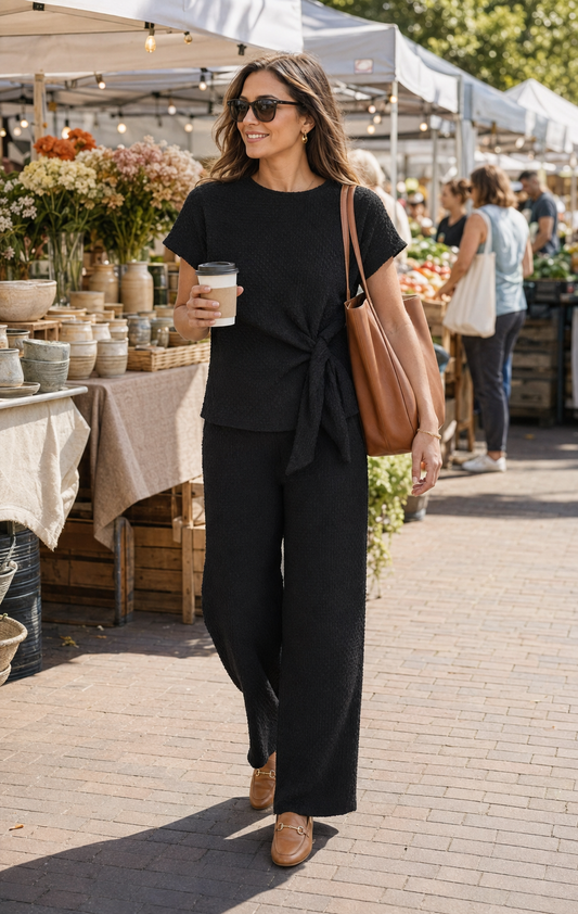 Off-Duty Luxe Set - Pants