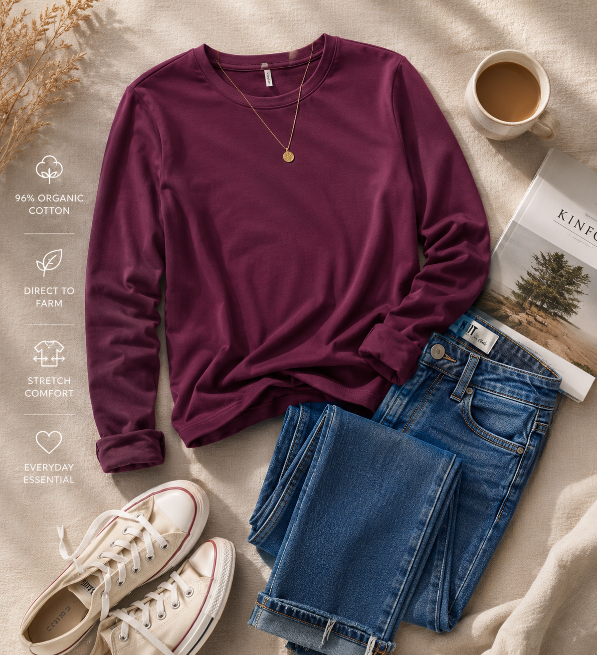 Only - Riley O-Neck Tee