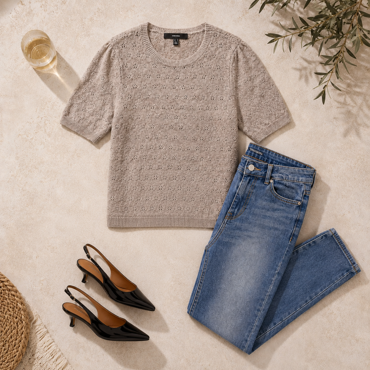 Vero Moda - Doffy Stitch O-Neck Sweater