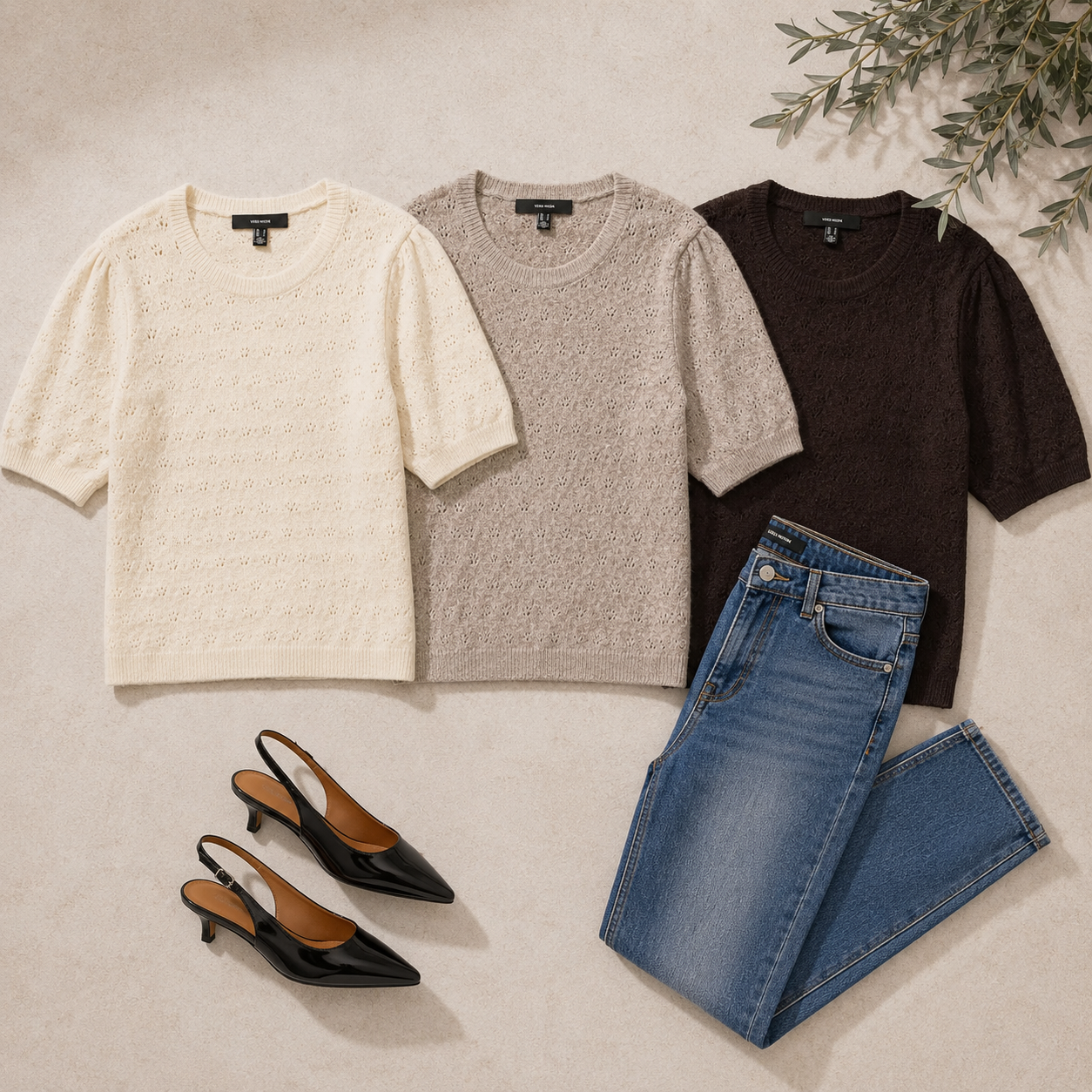 Vero Moda - Doffy Stitch O-Neck Sweater