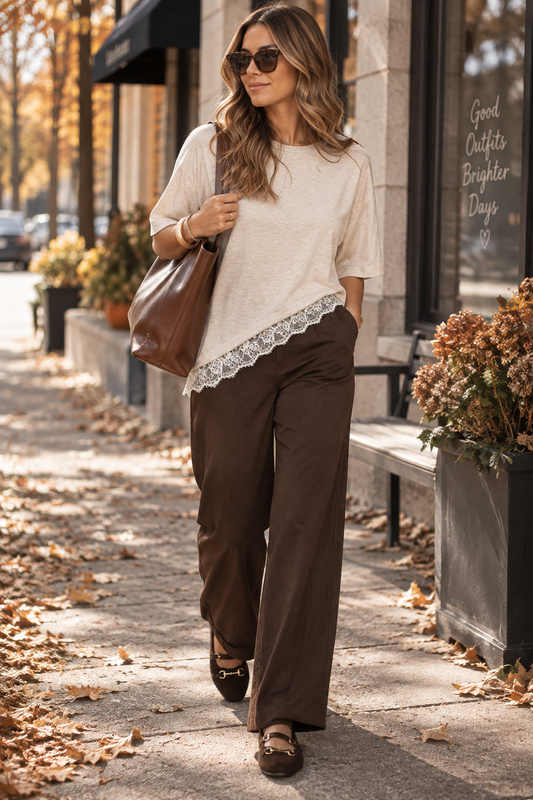 Only - Glamour Lace Tee