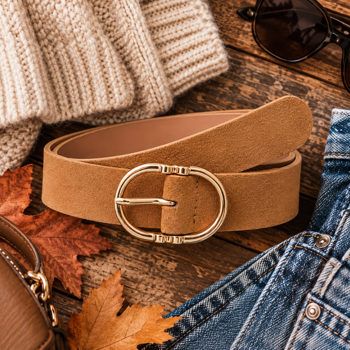 Only - Laura Suede Jean Belt