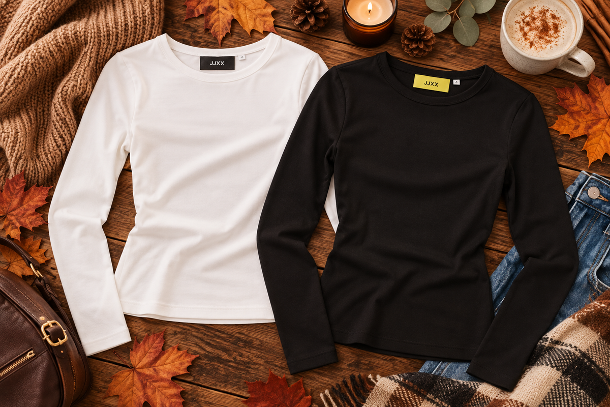JJXX - Celine Gigi Solid Long Sleeve Tee
