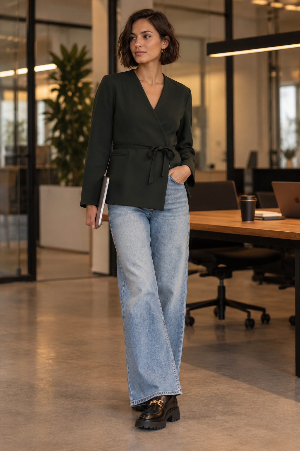 Aware - Tenora Wrap Blazer